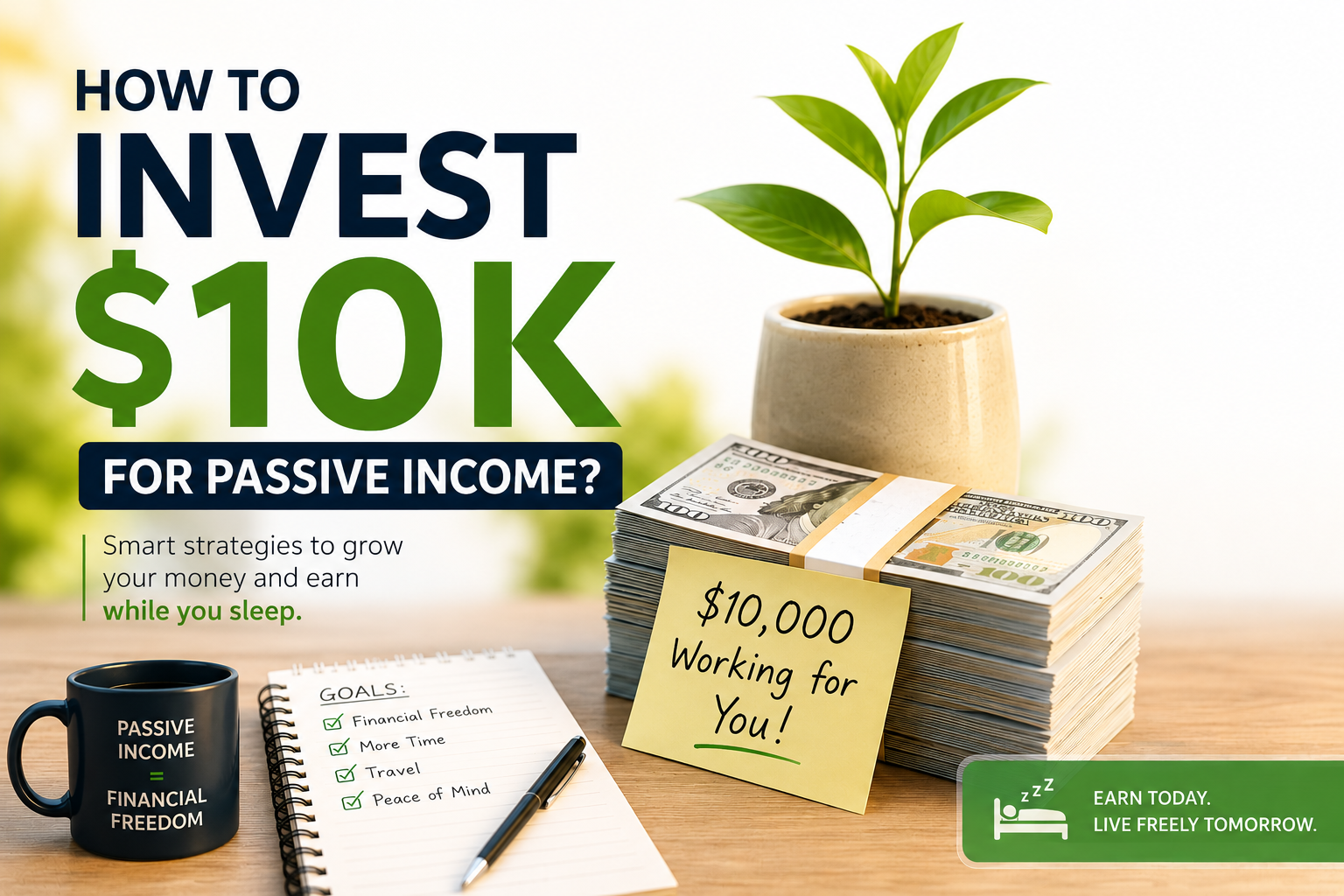 How to Invest $10K for Passive Income