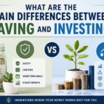 What Are the Main Differences Between Saving and Investing
