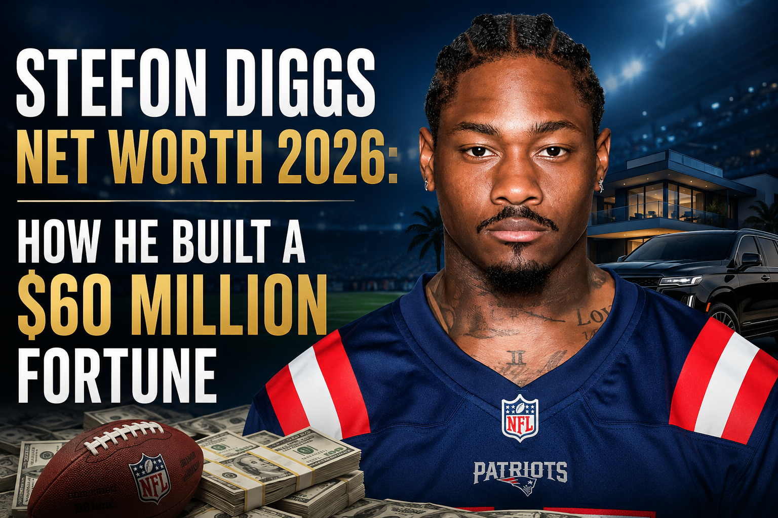 Stefon Diggs Net Worth 2026: How He Built a $60 Million Fortune