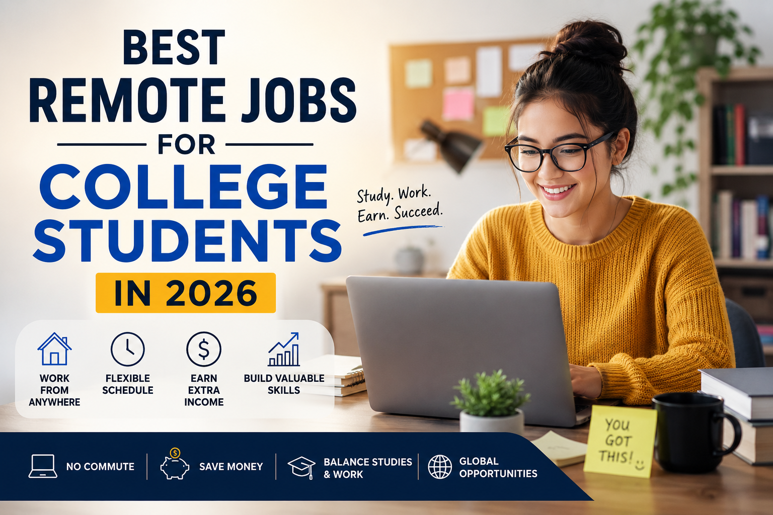 Best remote jobs for college students in 2026