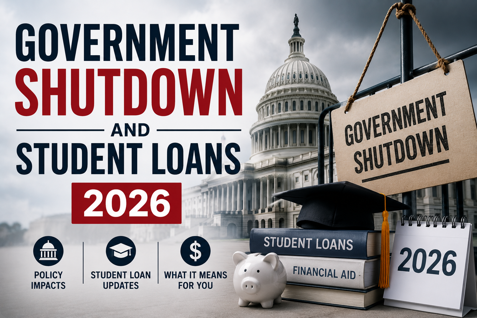 government shutdown and student loans