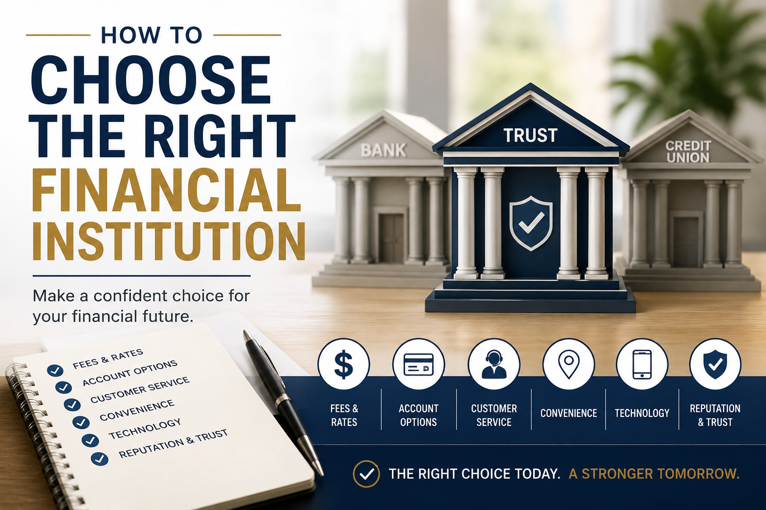 How to Choose the Right Financial Institution