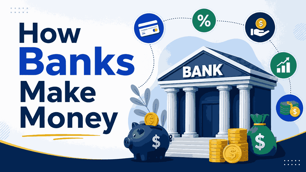 How do banks make money